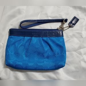 Coach Turquoise Wristlet